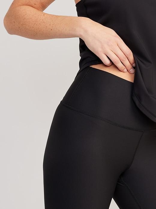 High-Waisted PowerSoft Crop Leggings Product Image