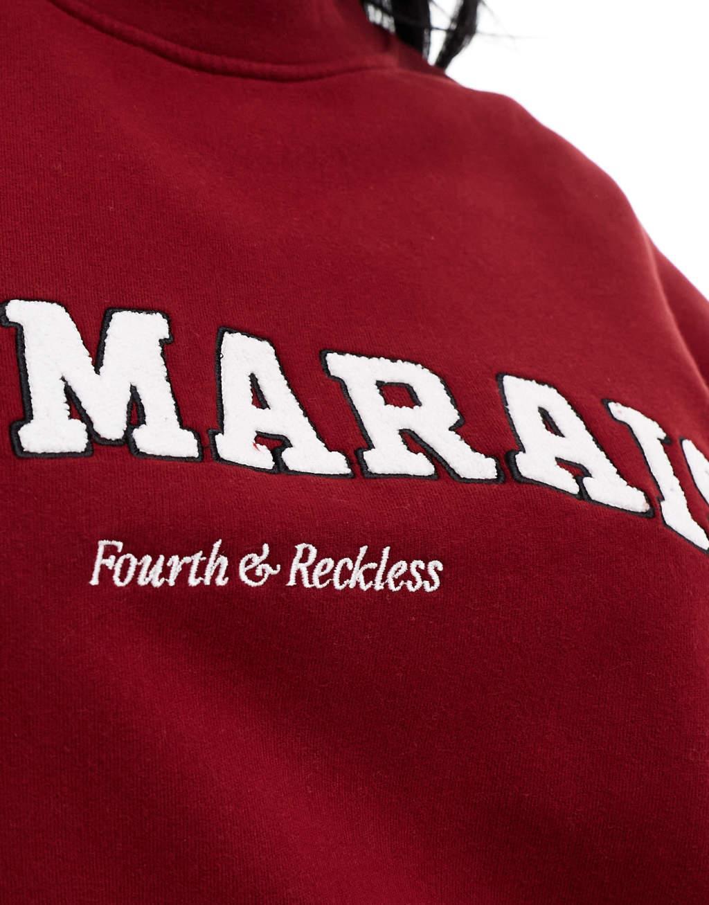 4th & Reckless Plus Marais logo sweatshirt in red Product Image