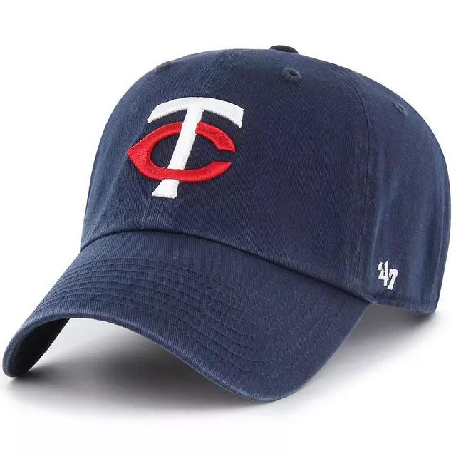 Mens 47 Minnesota Twins Clean Up Adjustable Hat, Blue Product Image