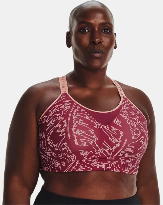 Womens UA Infinity High Printed Sports Bra Product Image