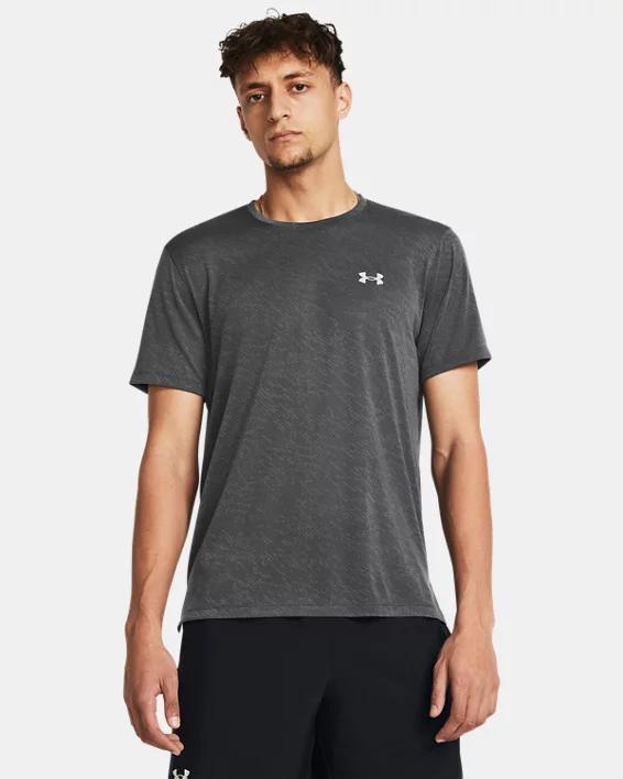 Mens UA Launch Camo Short Sleeve Product Image