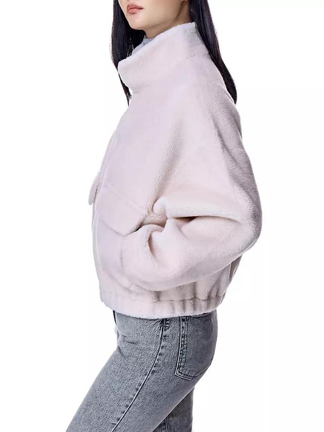 Womens Cropped Lambswool Jacket Product Image