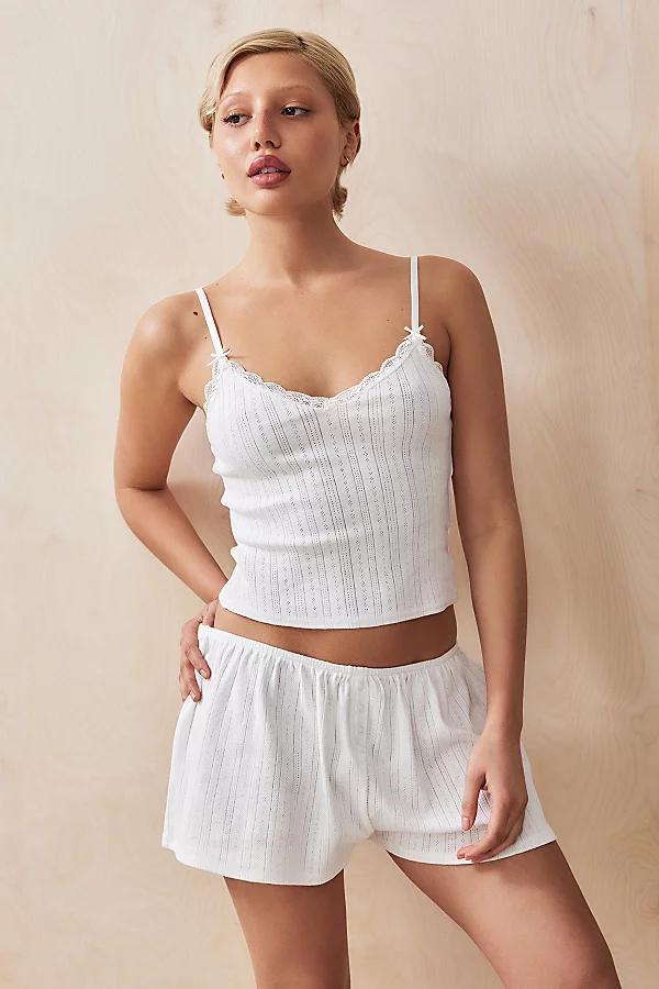 Out From Under Pointelle Short Womens at Urban Outfitters Product Image