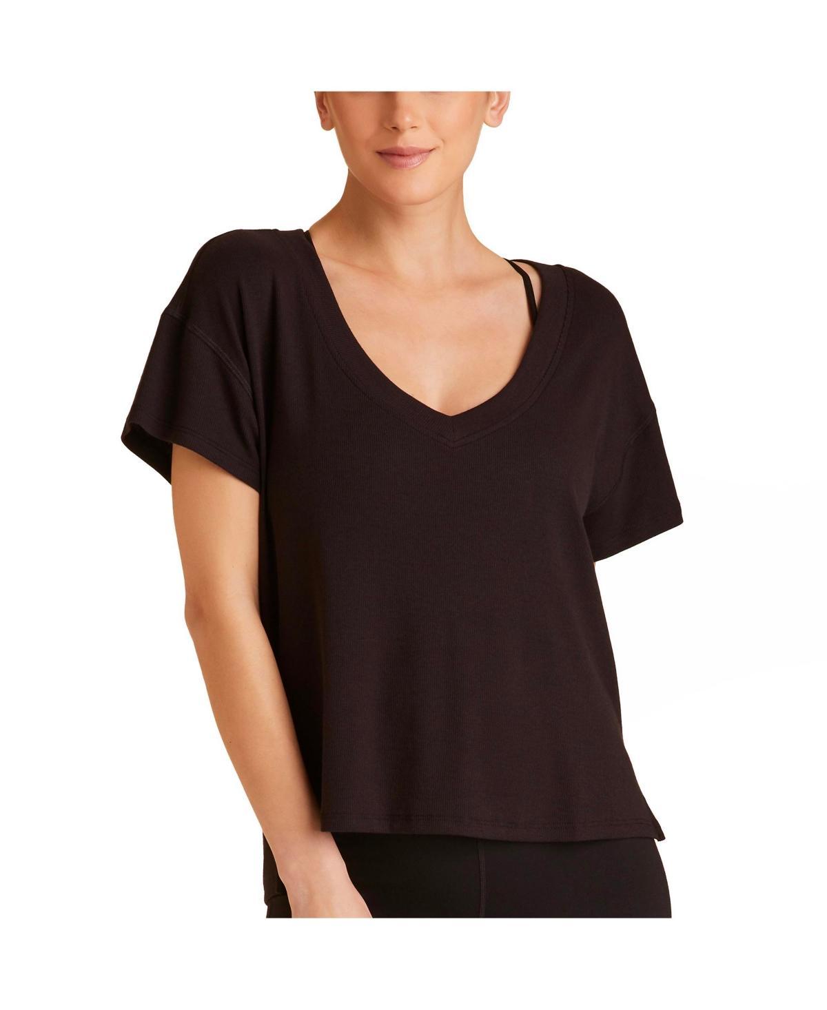 Womens V-Neck Indio Rib Tee Product Image