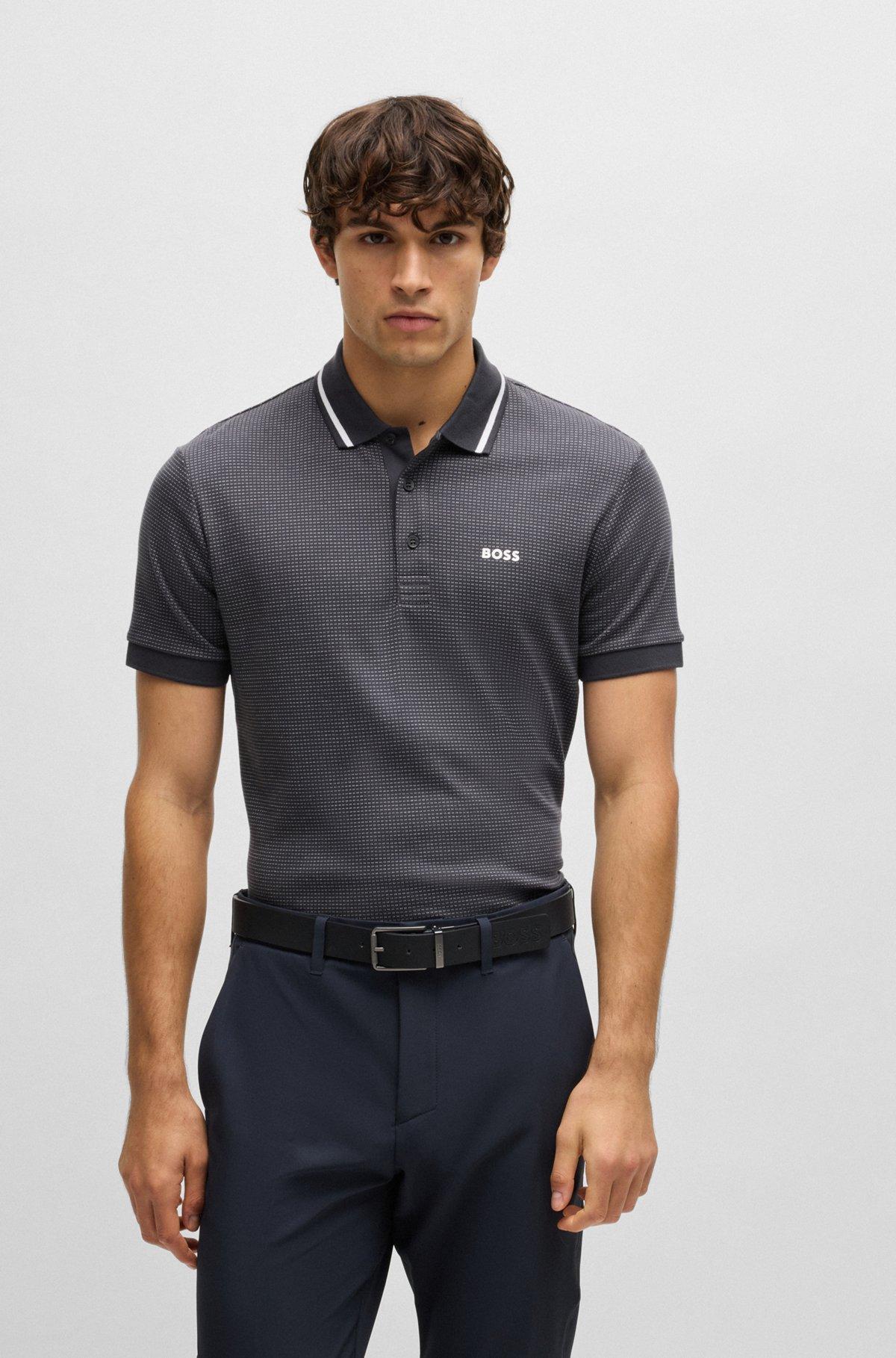 Paddy polo shirt in cotton jacquard Product Image