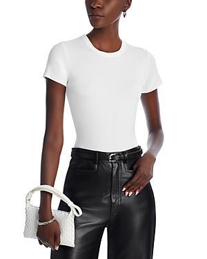 Women's Luca Baby-fit Crop Tee In White Product Image