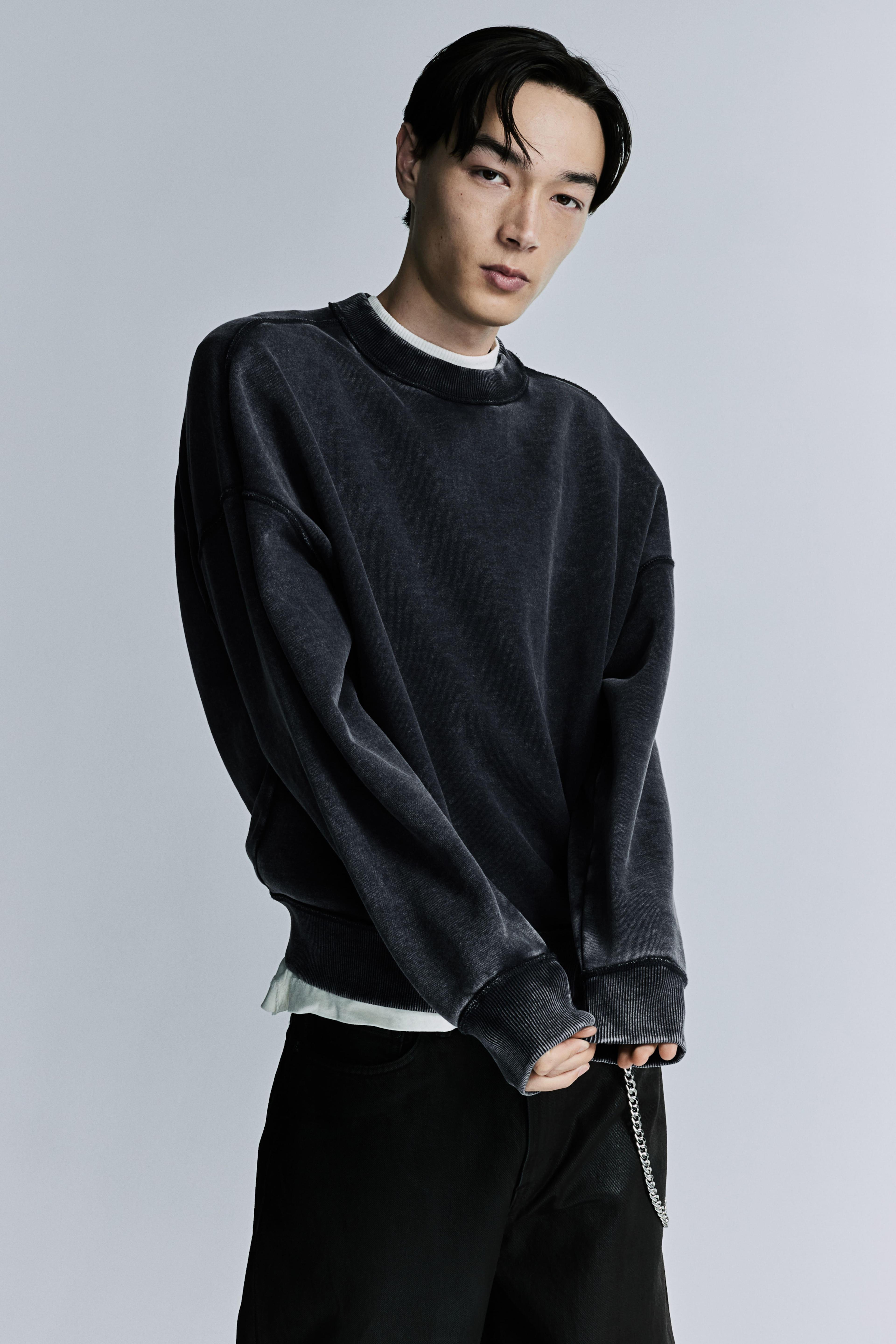 Oversized Fit Cotton Sweatshirt Product Image