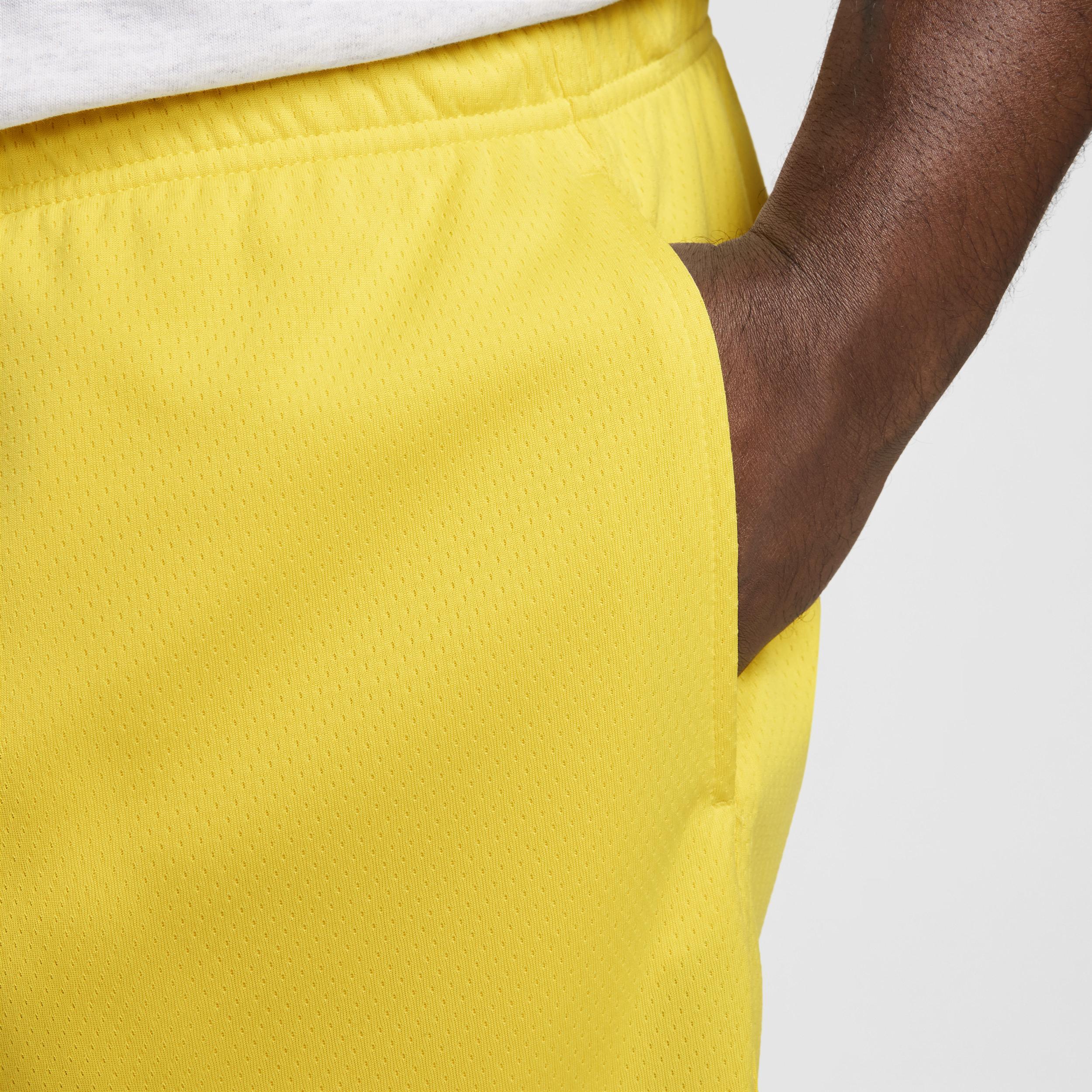 Nike Mens Club Flow Mesh Shorts - White/Lightening Product Image