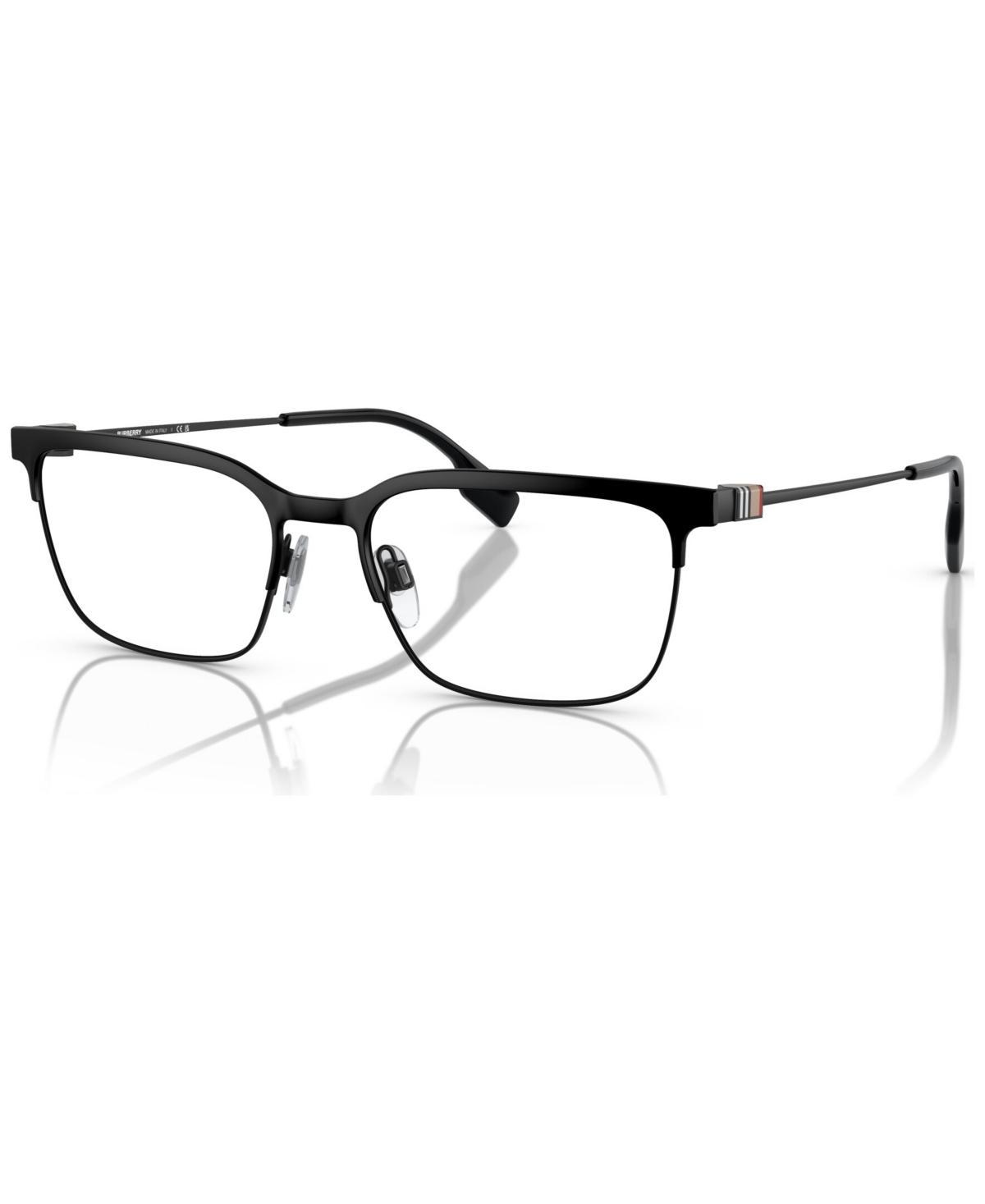 Burberry Mens Square Eyeglasses, BE1375 56 - Black Product Image