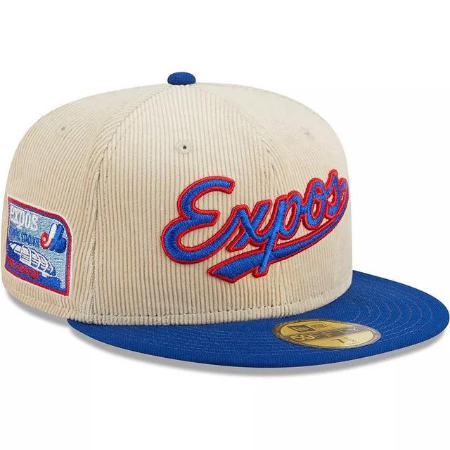 Mens New Era Montreal Expos Cooperstown Collection Corduroy Classic 59FIFTY Fitted Hat Product Image