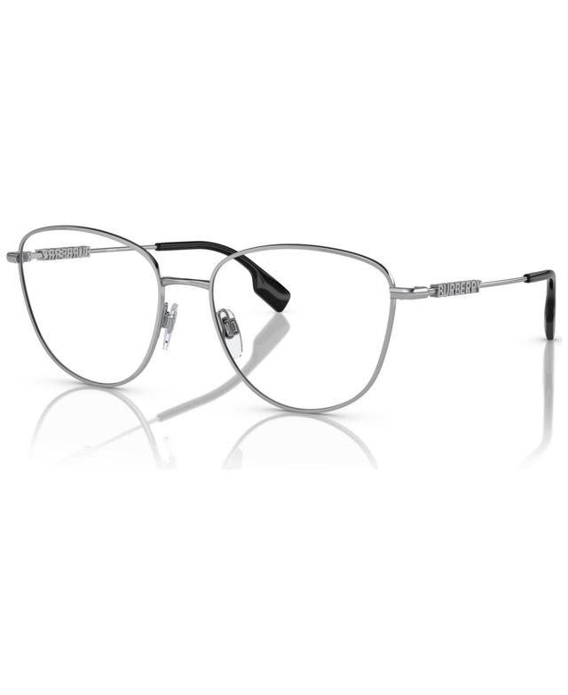 Burberry Womens Phantos Eyeglasses, BE1376 53 - Silver-Tone Product Image