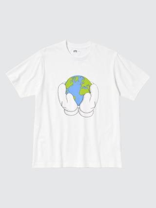 Peace For All Short-Sleeve Graphic T-Shirt (Kaws) White 2XS UNIQLO US Product Image