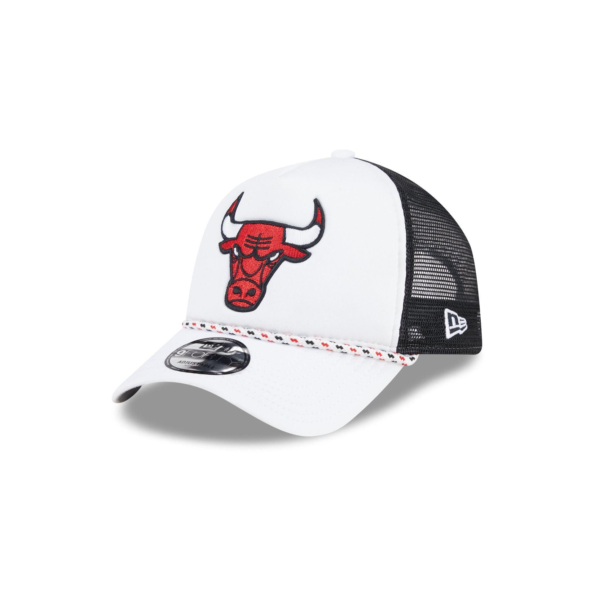 Chicago Bulls Court Sport 9FORTY A-Frame Trucker Hat Male Product Image