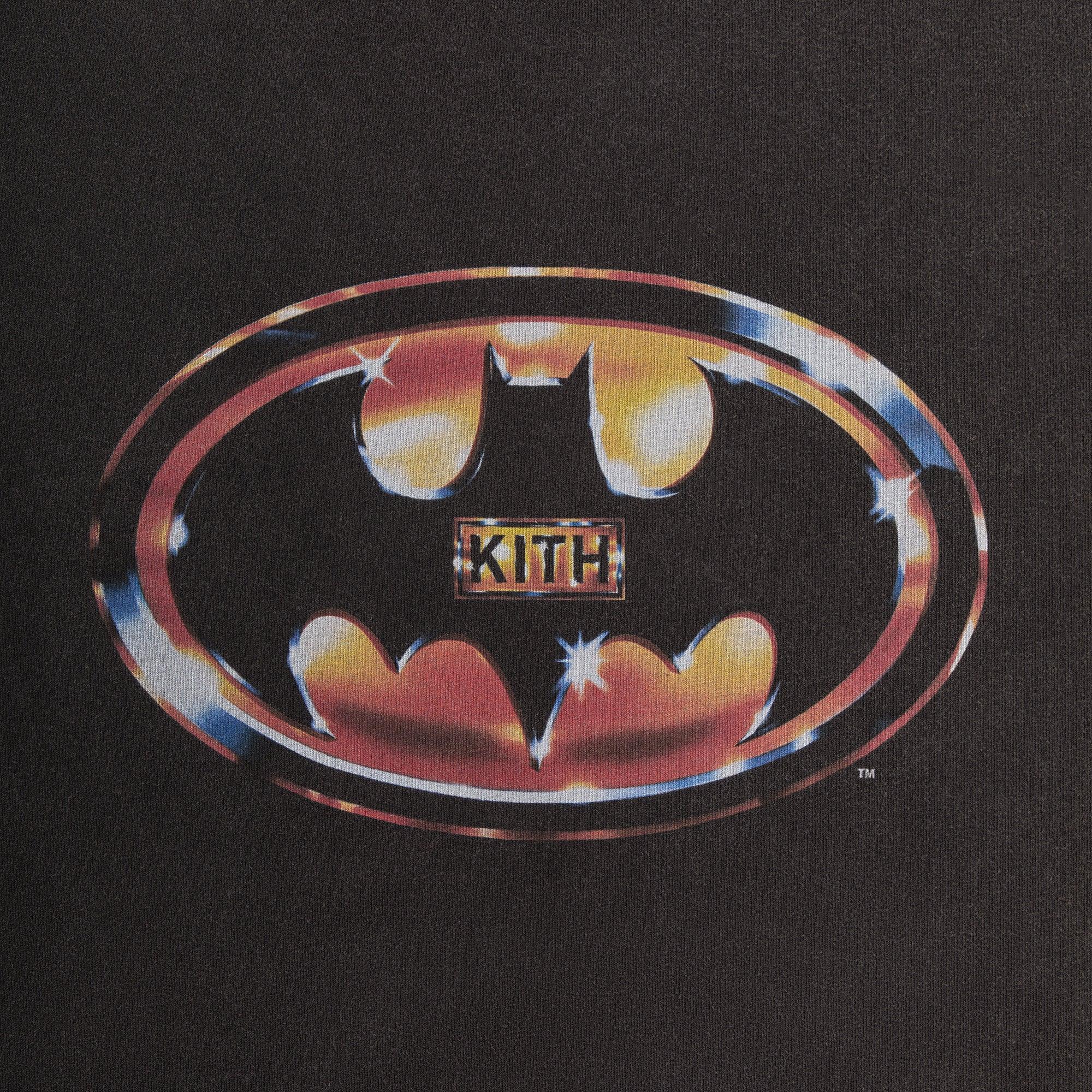 Batman | Kith Logo Vintage Tee - Black Male Product Image