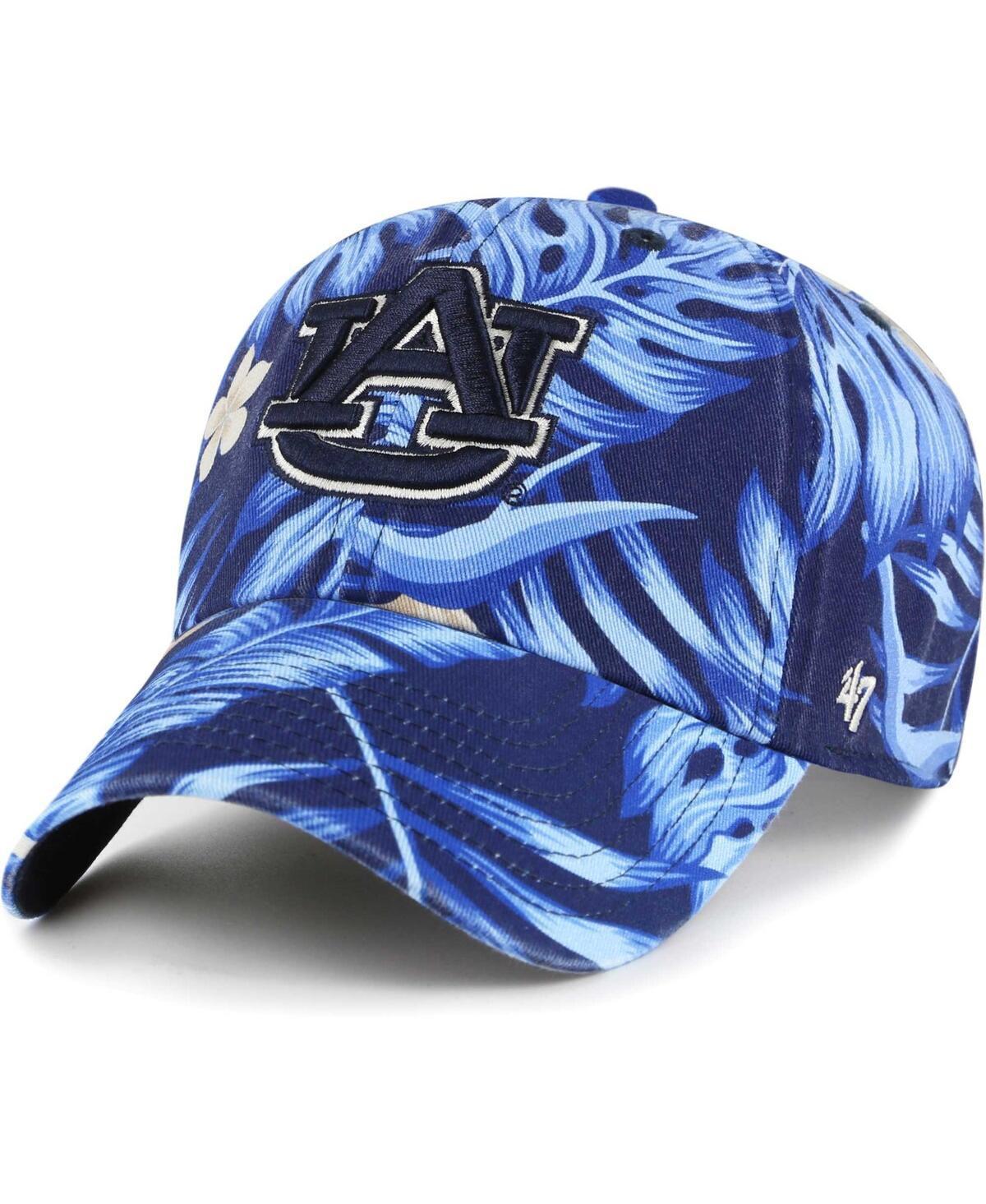 Mens 47 Brand Navy Auburn Tigers Tropicalia Clean Up Adjustable Hat Product Image