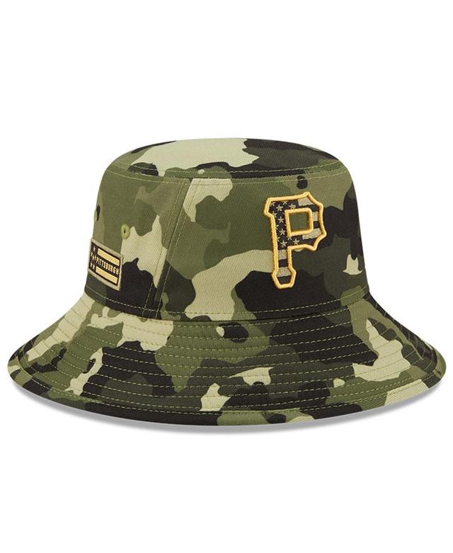 Men's New Era Camo Pittsburgh Pirates 2022 Armed Forces Day Bucket Hat Product Image