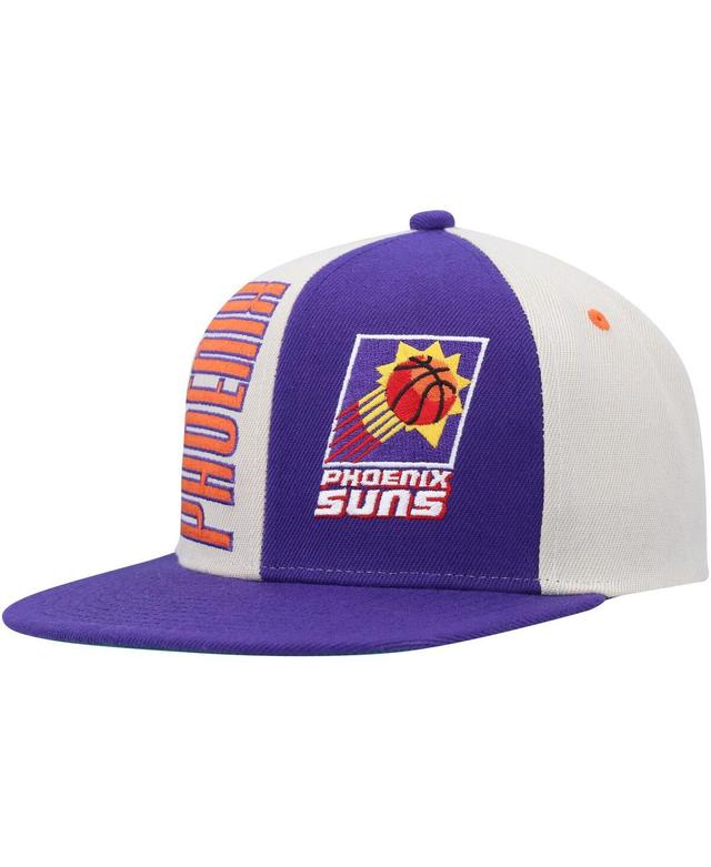 Mens Mitchell & Ness Cream Phoenix Suns Hardwood Classics Pop Snapback Hat - Cream Product Image