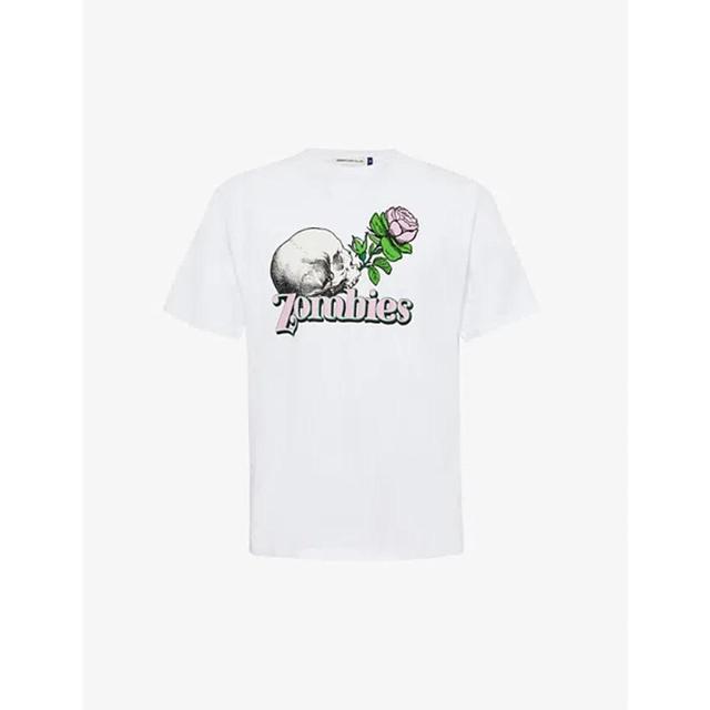 UNDERCOVER Zombies Graphic-print Cotton T-shirt In White Product Image