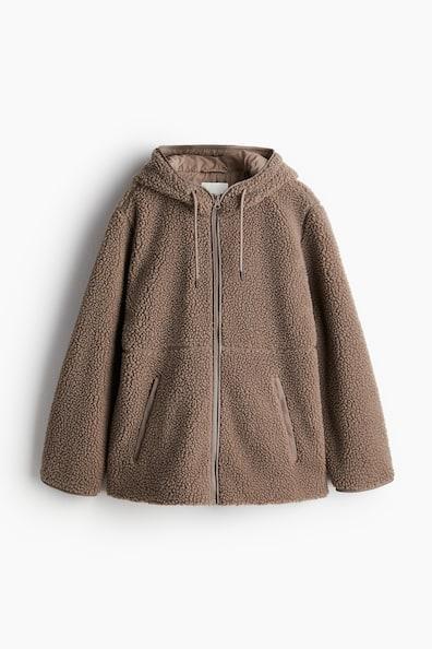 Hooded Teddy Fleece Jacket Product Image