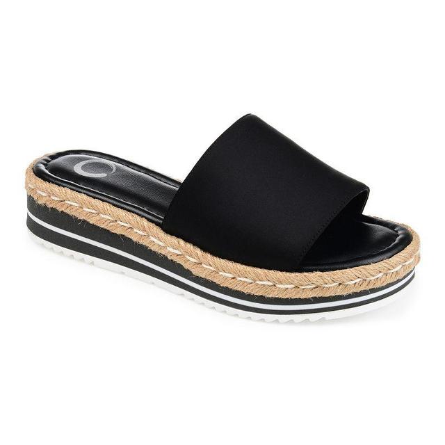 Journee Collection Rosey Womens Espadrille Slide Sandals Product Image