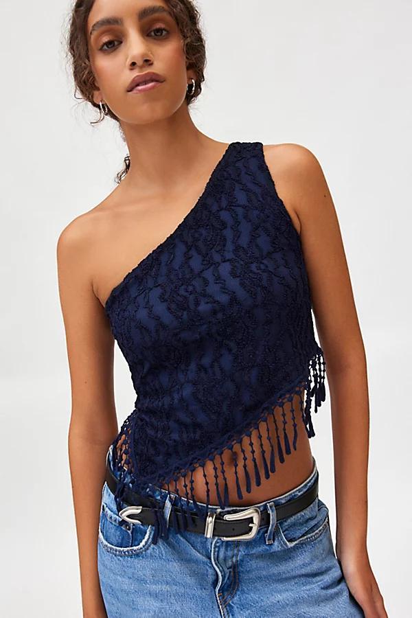 Kimchi Blue Shania One Shoulder Top Womens at Urban Outfitters product image