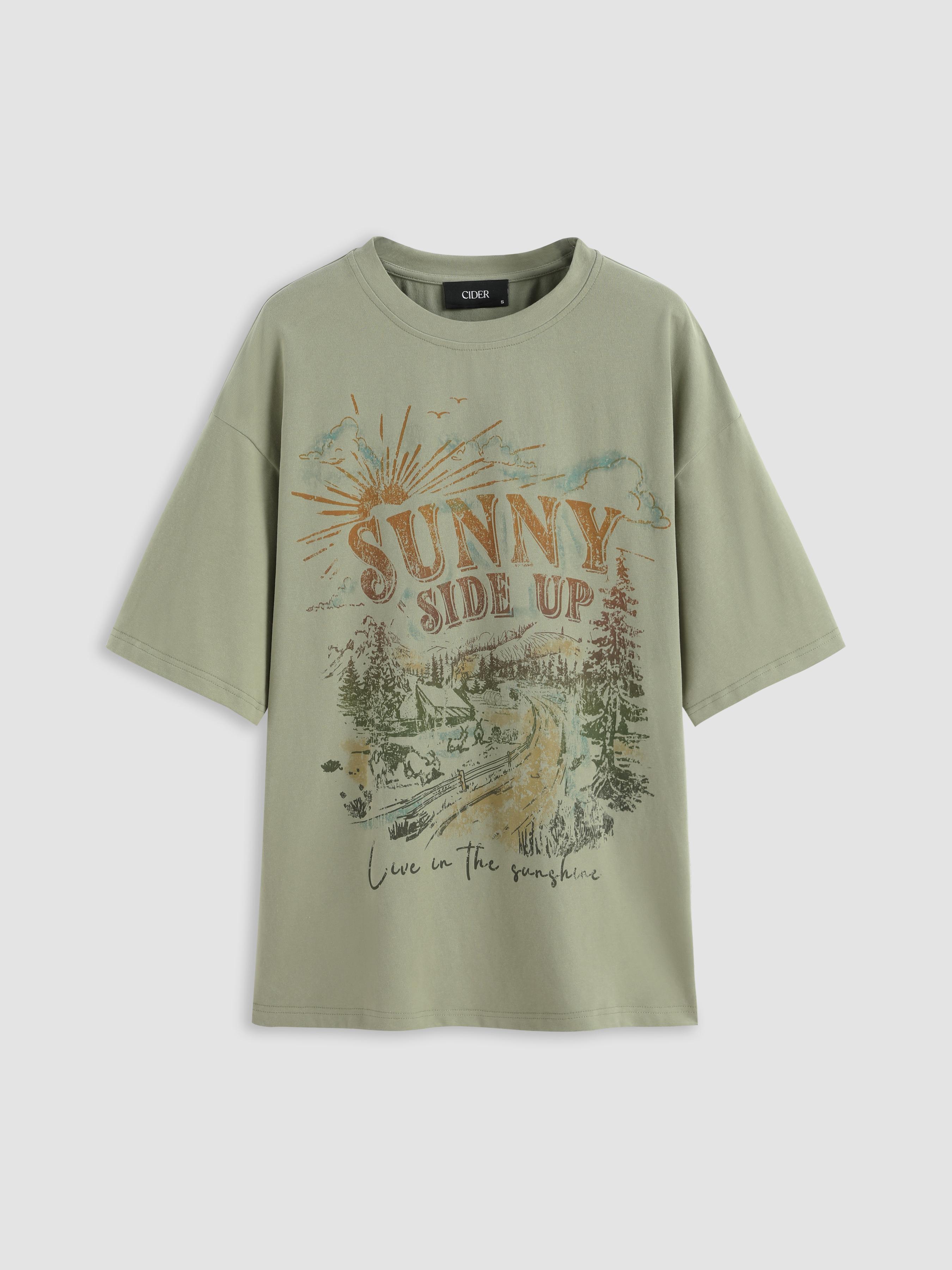 Sunny Side Up Graphic Short Sleeve Tee Product Image