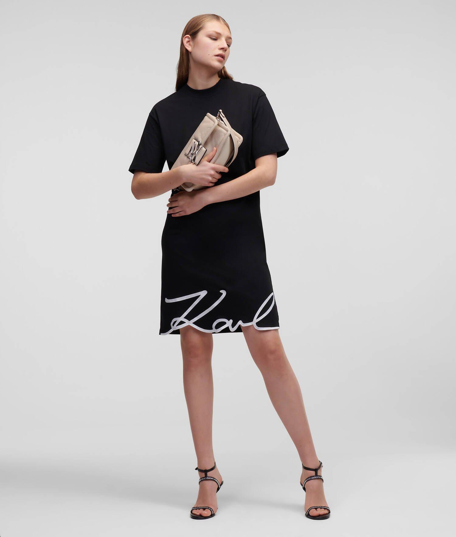 KARL SIGNATURE HEM T-SHIRT DRESS Product Image