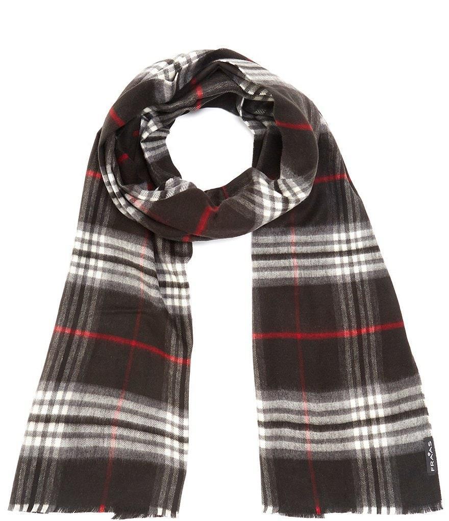 Fraas Classic Plaid Cashmink Scarf Product Image