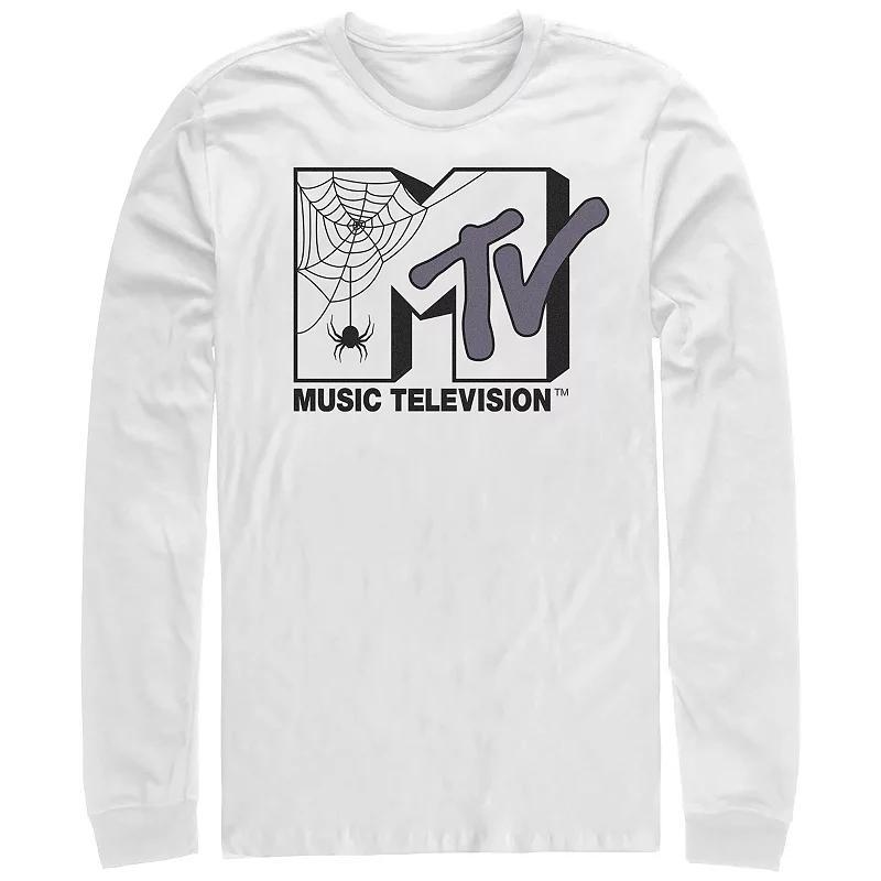 Mens MTV Spider Halloween Logo Graphic Tee Product Image