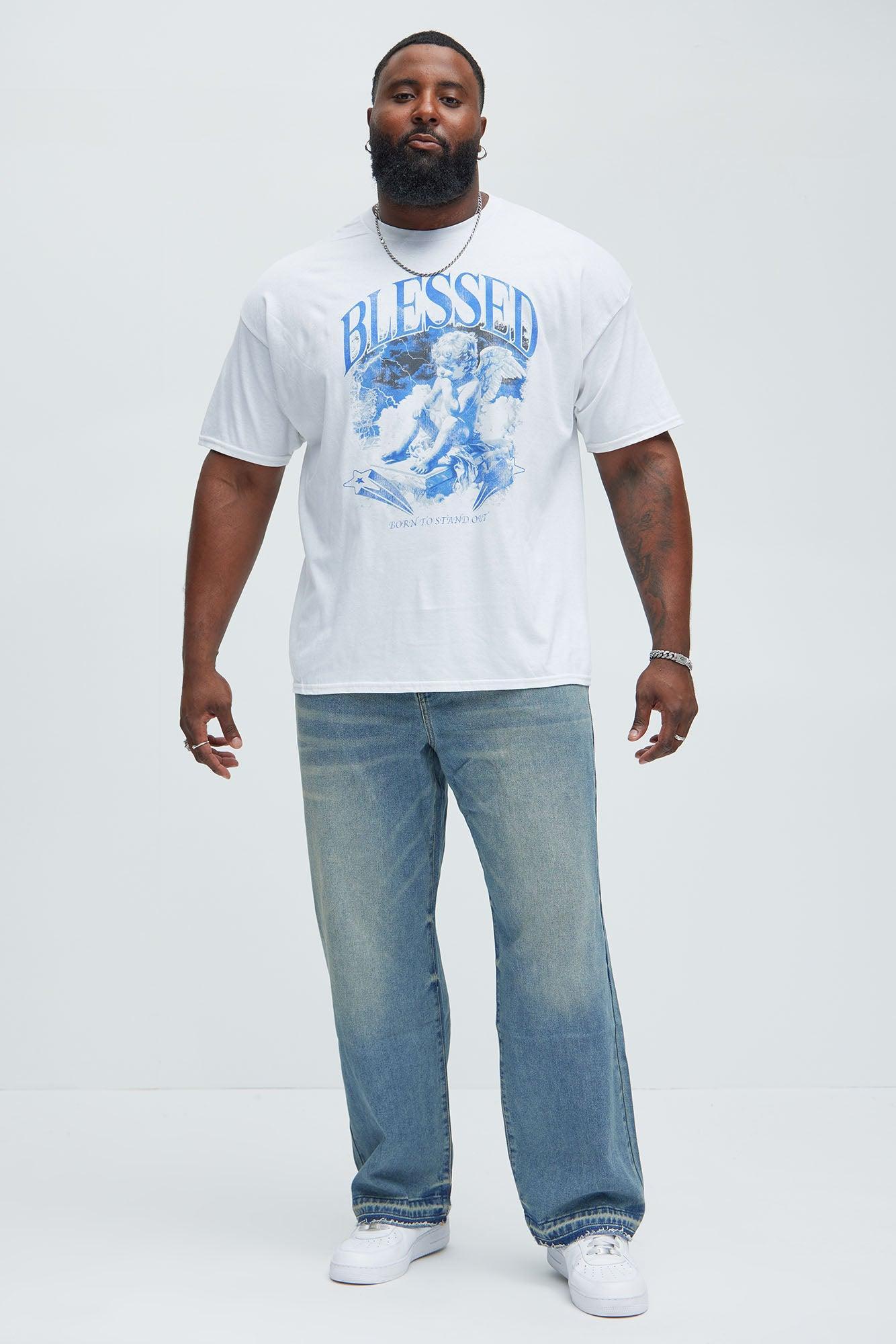 Born To Stand Out Short Sleeve Tee - White Product Image