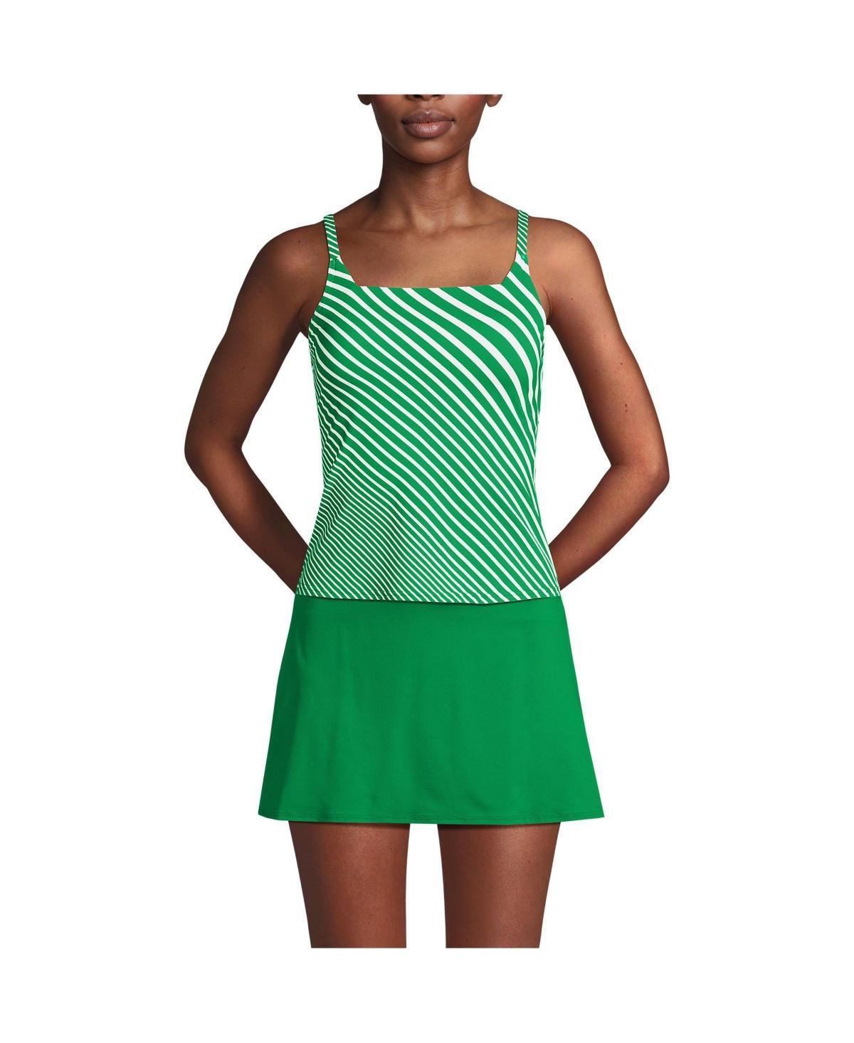 Lands End Womens Square Neck Tankini Swimsuit Top Product Image