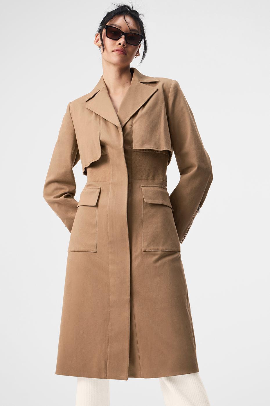 Formation Trench Coat - Toasted Almond Female Product Image