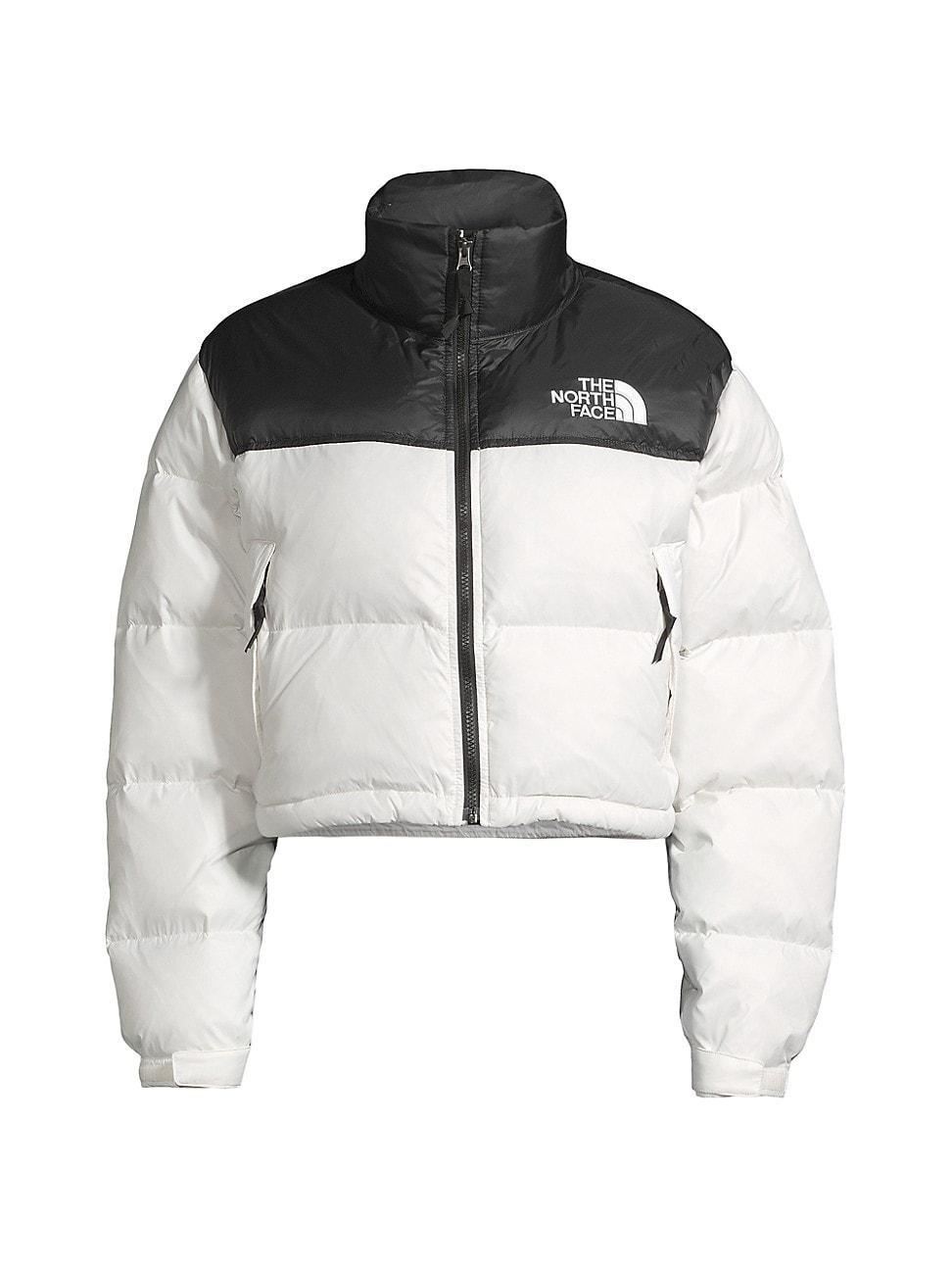 Womens Nuptse Cropped Down Puffer Jacket Product Image