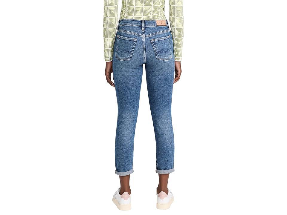 7 For All Mankind Josefina in Luxe Vintage Lyme (Luxe Vintage Lyme) Women's Jeans Product Image