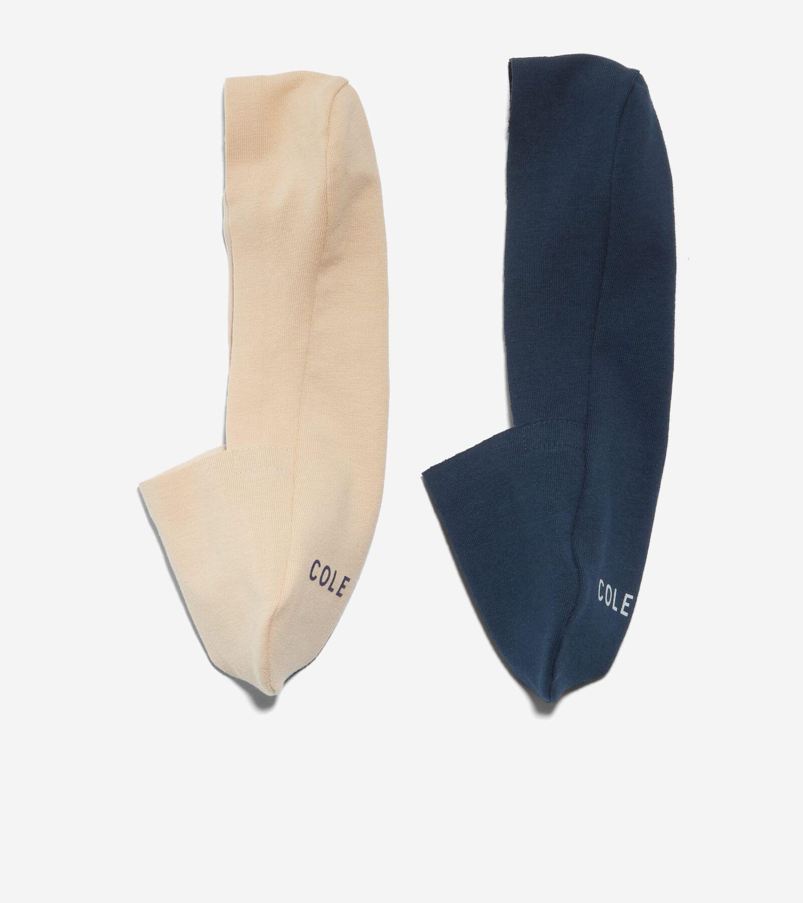 Cole Haan Mens Solid Color Liner Socks, Pack of 2 Product Image