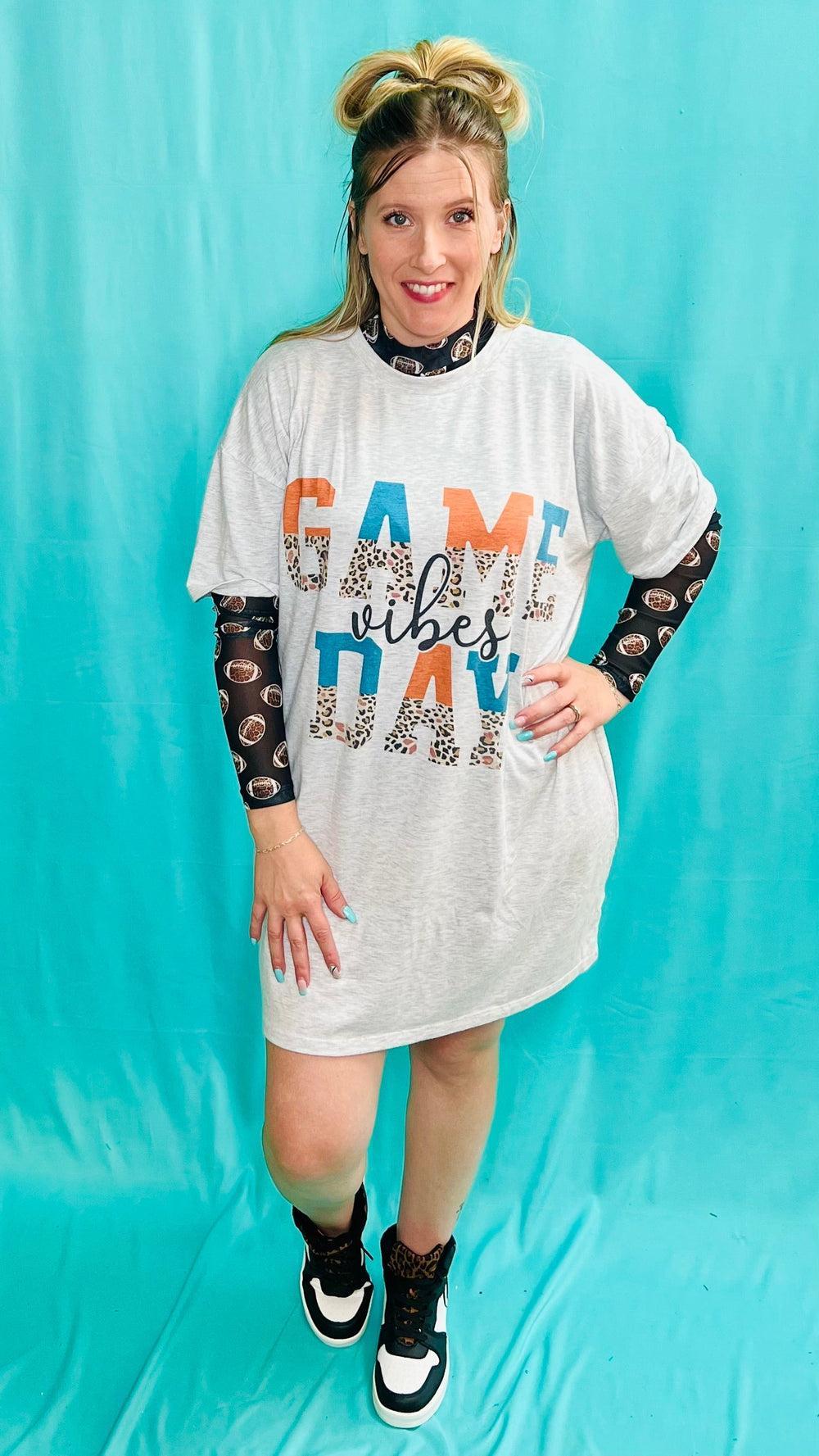 Game Day Vibes T-Shirt Dress* Product Image