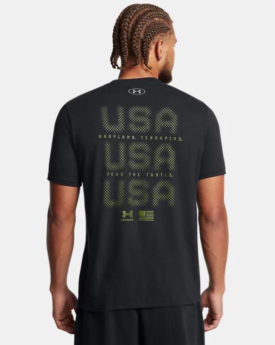 Men's UA Performance Cotton Collegiate T-Shirt Product Image