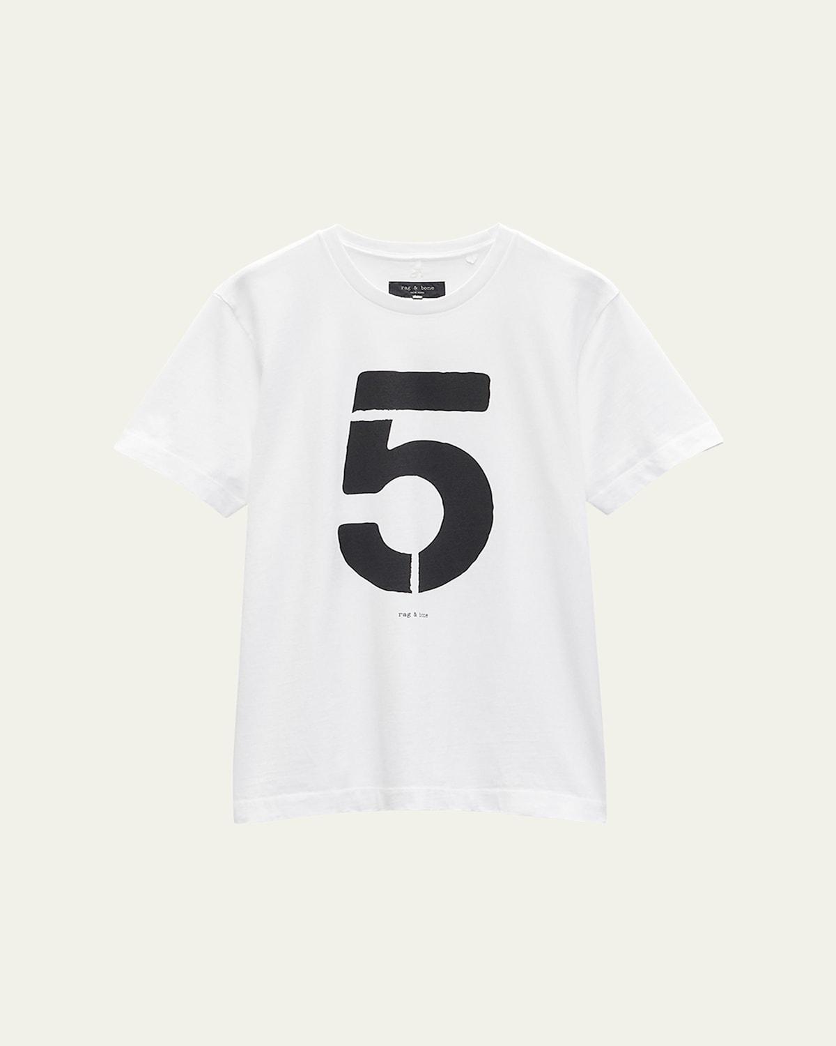 Mens Numbers Game 5 T-Shirt Product Image