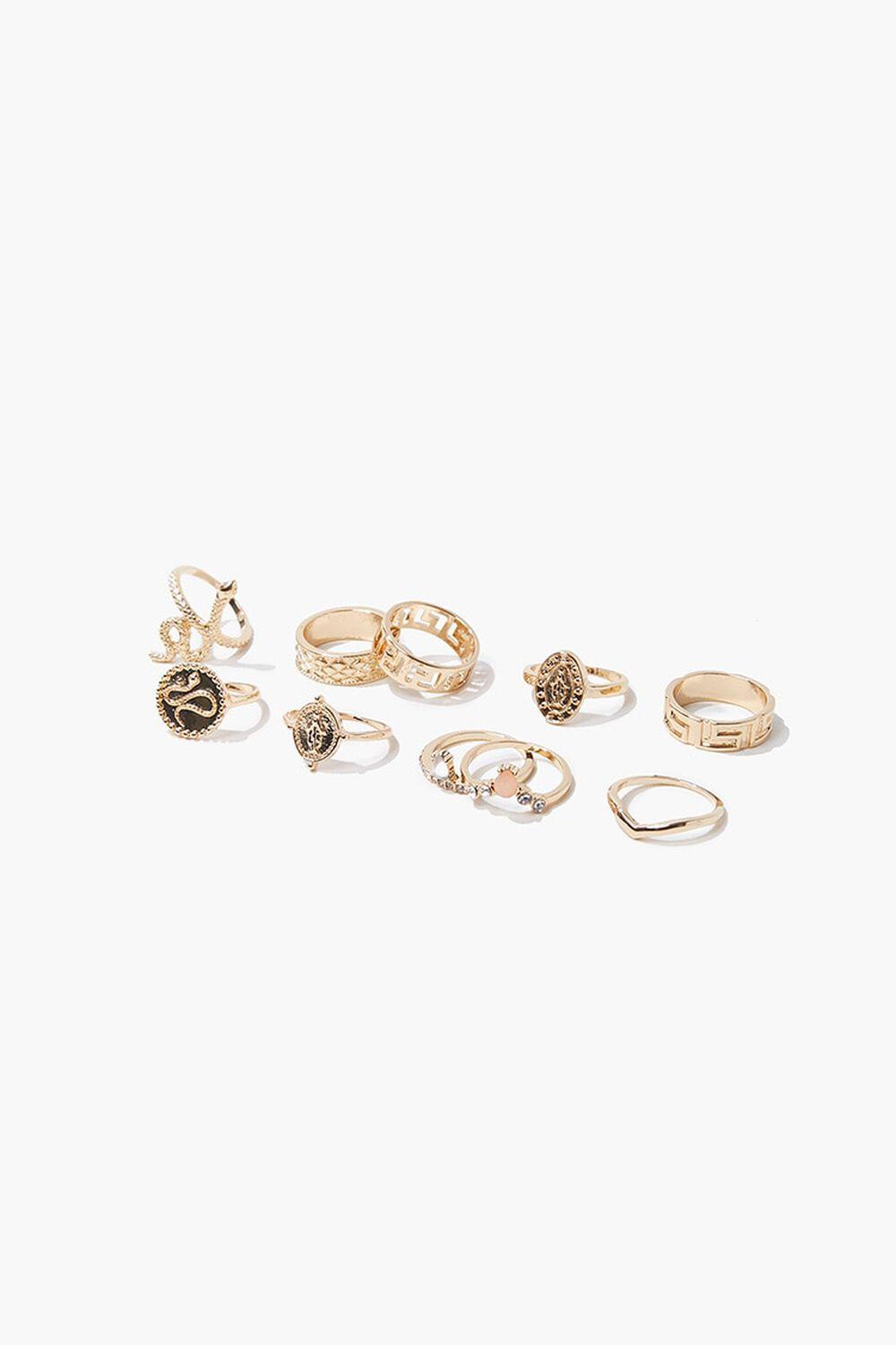 Snake Charm Ring Set | Forever 21 Product Image