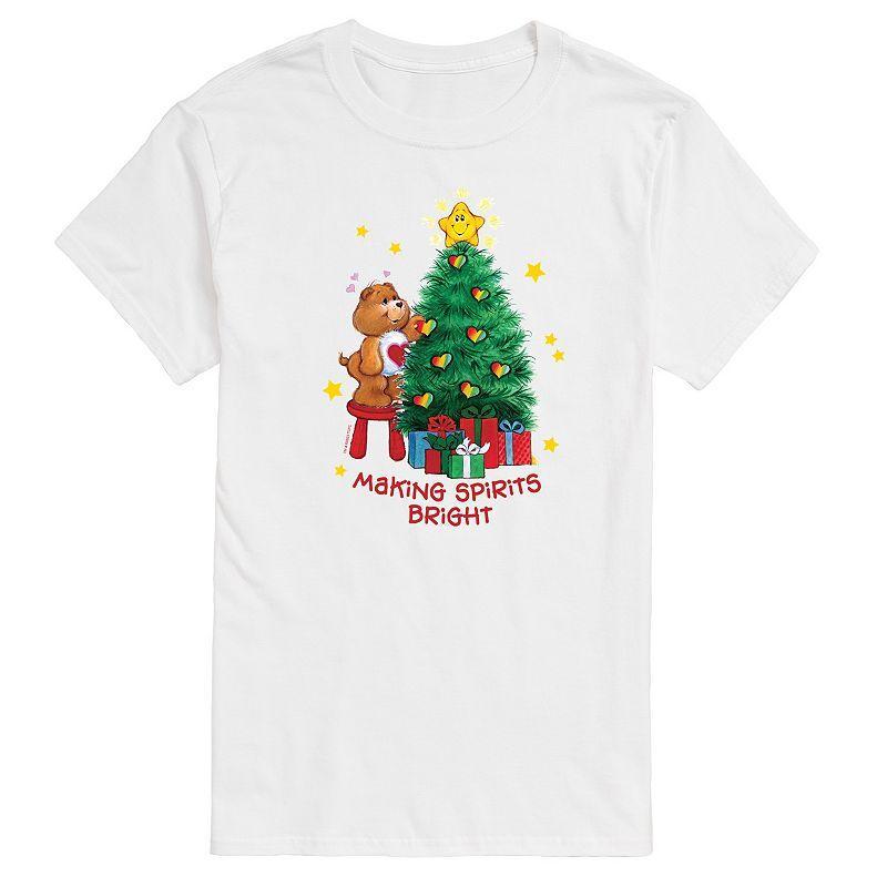 Big & Tall Care Bears Making Spirits Bright Graphic Tee, Mens Product Image