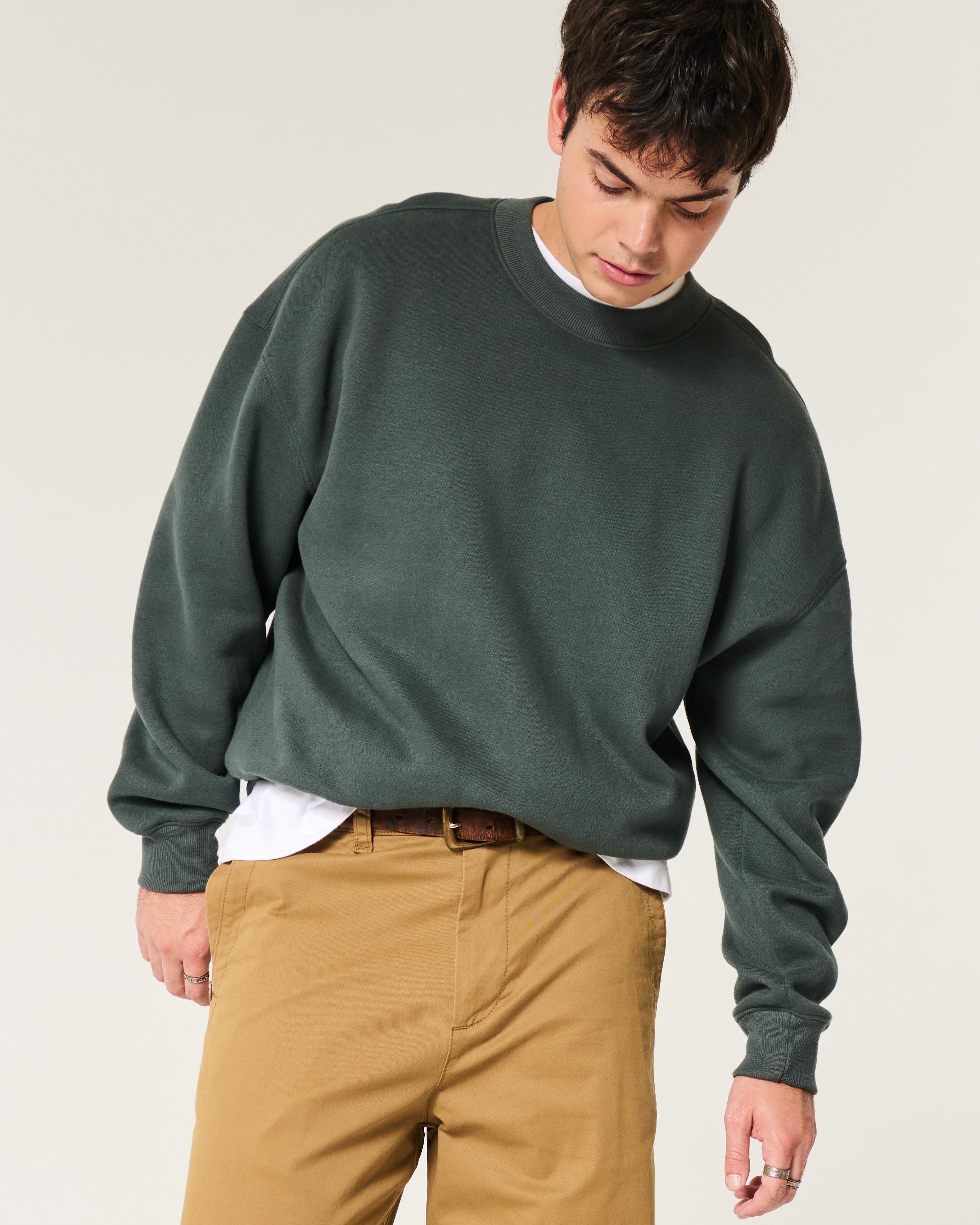 Boxy Washed Crew Sweatshirt Product Image