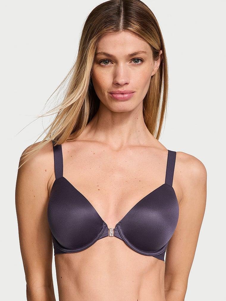 Smooth Lightly Lined Front-Close Full-Coverage Bra Product Image