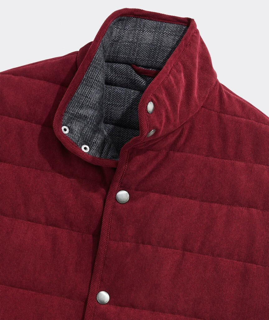 Corduroy Puffer Vest Product Image