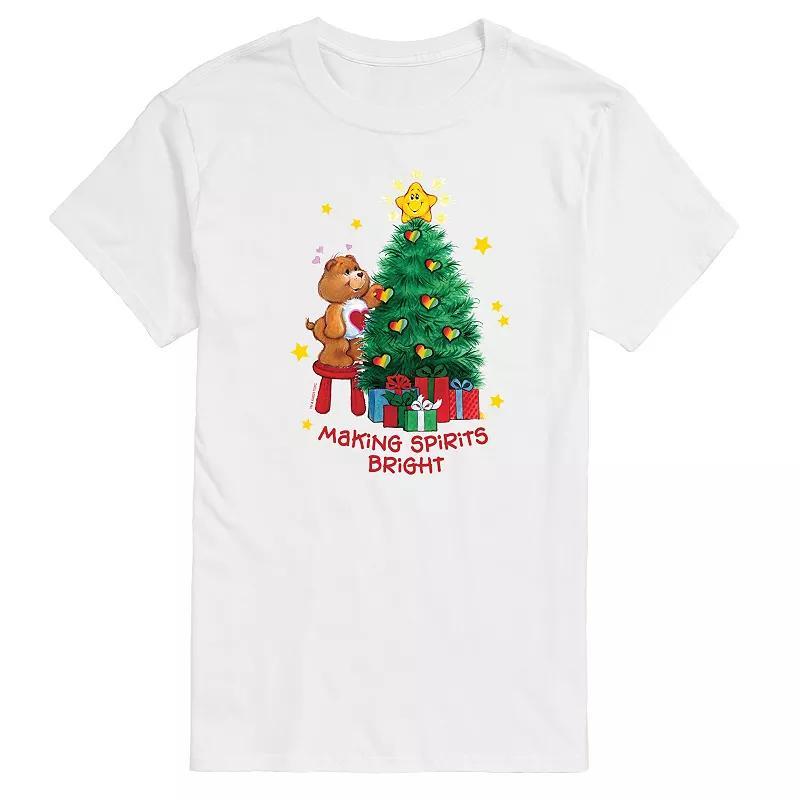 Big & Tall Care Bears Making Spirits Bright Graphic Tee, Mens Product Image