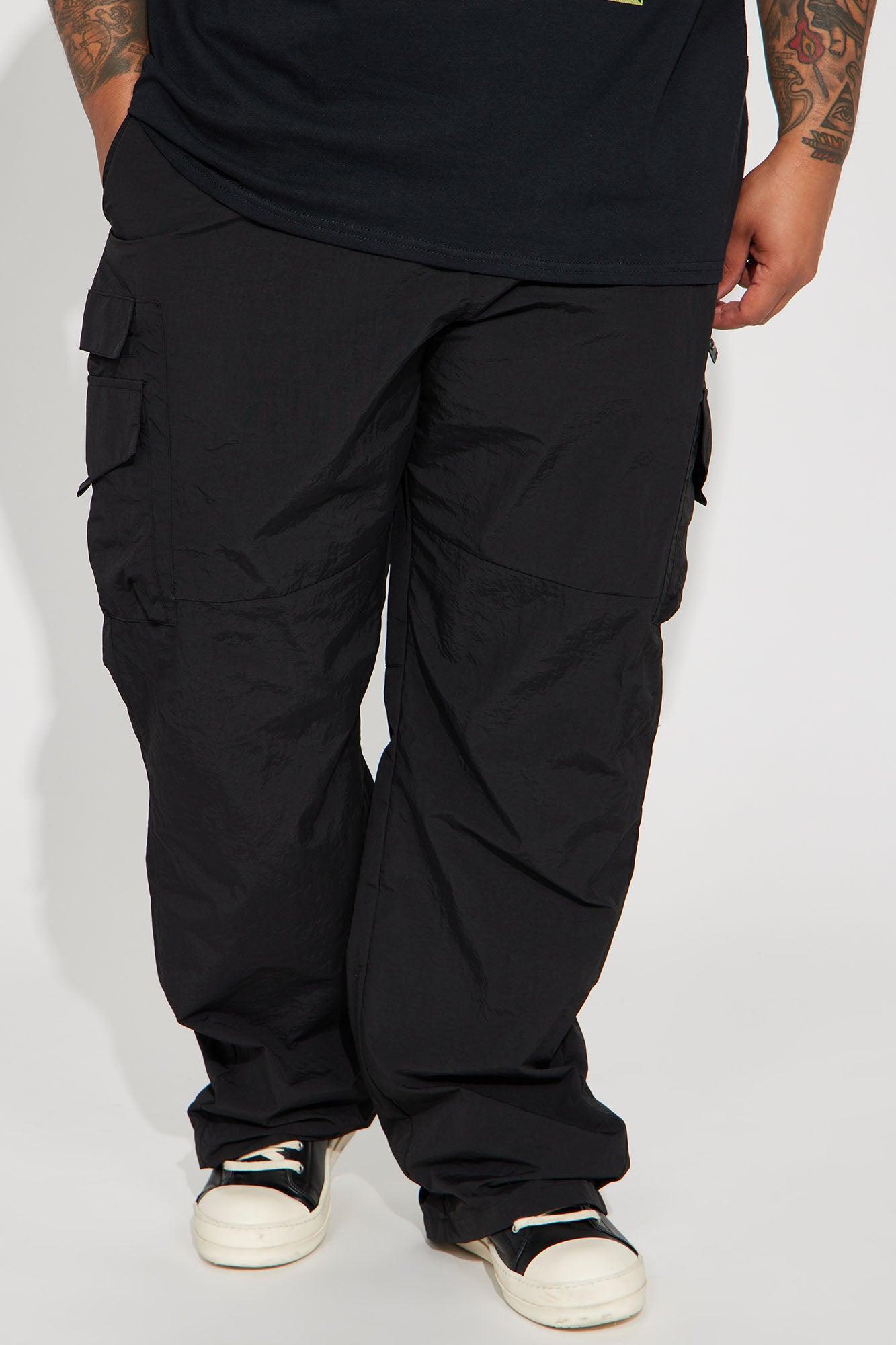 Echo Nylon Cargo Pants - Black Product Image