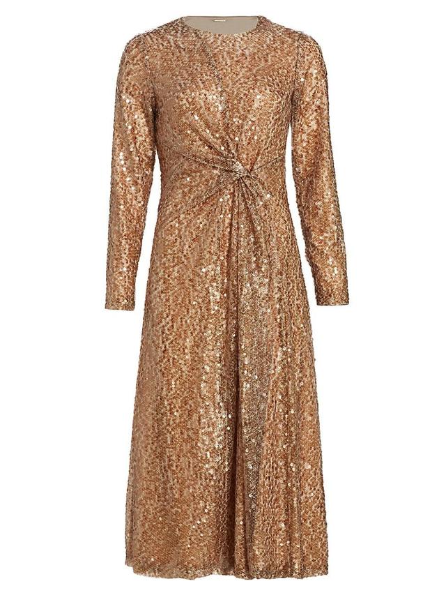 Womens The Selma Sequined Midi-Dress Product Image