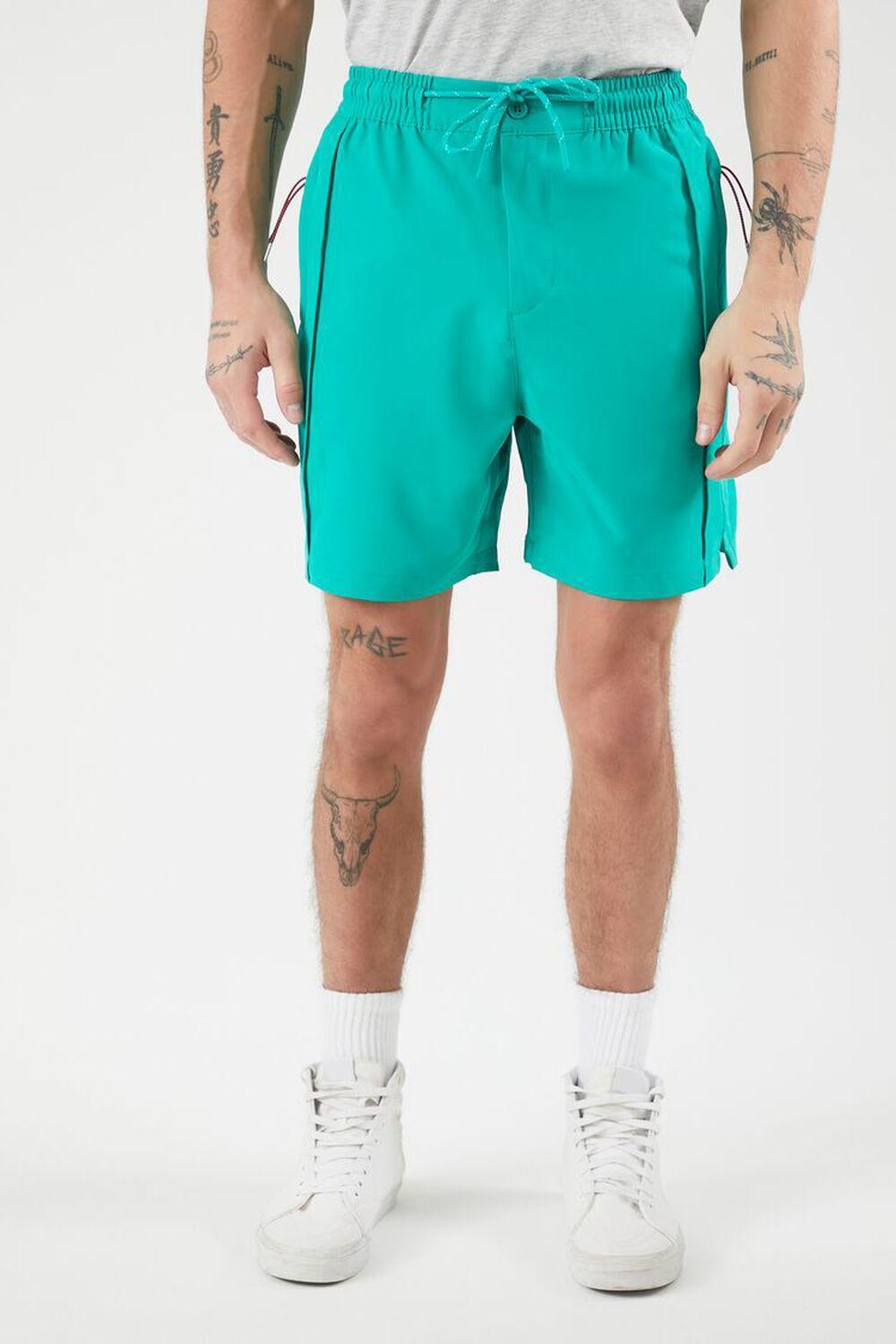 Vented-Hem Drawstring Shorts | Forever 21 Product Image