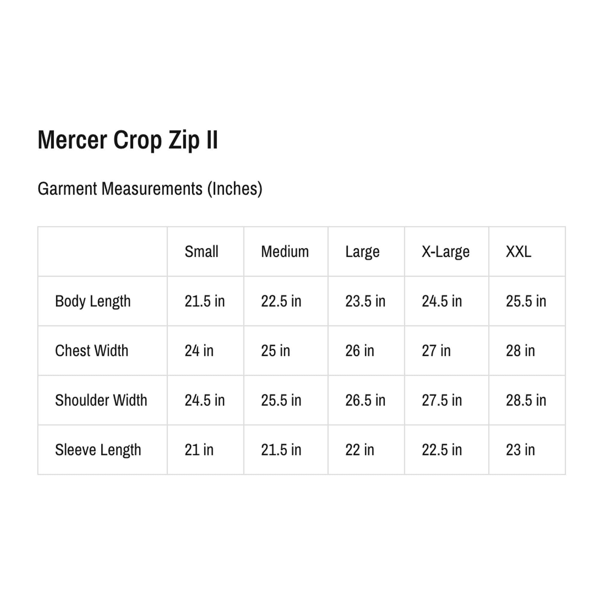 The Mercer Crop Zip II Product Image