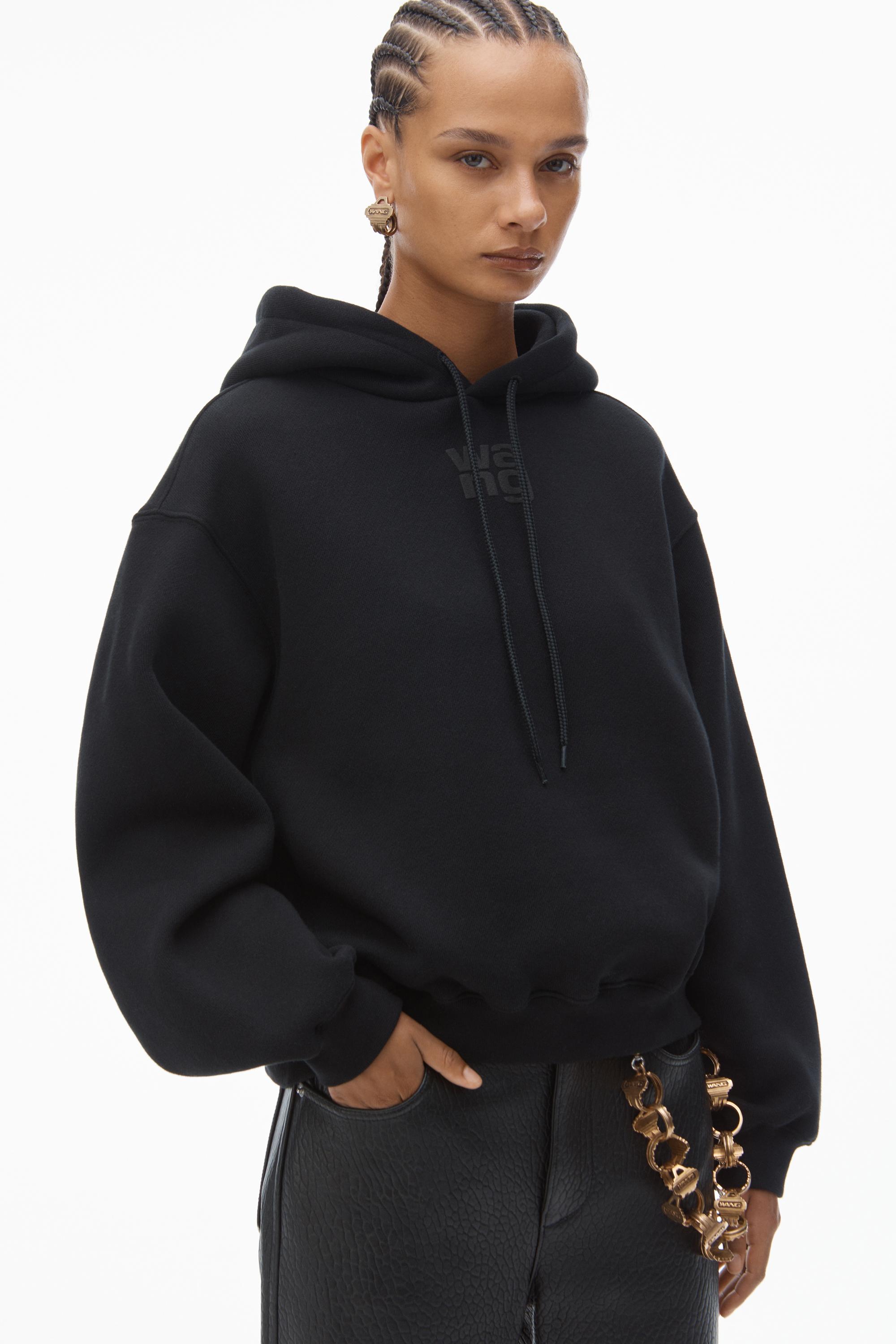 Puff Logo Hoodie In Structured Terry Product Image