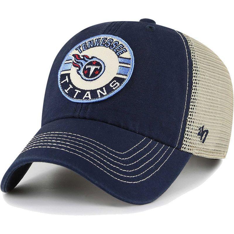 Mens 47 Brand Navy Tennessee Titans Notch Trucker Clean Up Adjustable Hat - Navy Product Image